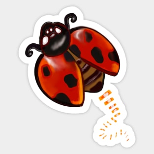 Single lady bug Sticker